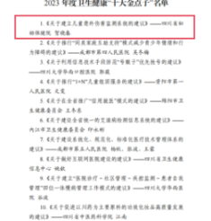 積極建言獻策 共促衛生健康高質量發展——我院在四川省衛生健康“金點子”征集評選活動中摘獲兩項榮譽